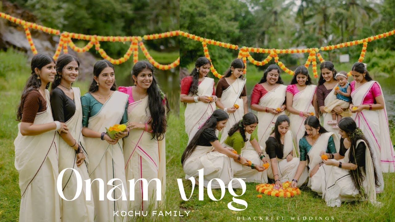 Onam shoot vlog😍