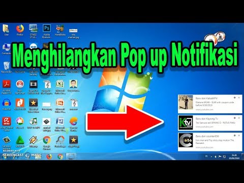 Video: Cara Membuang Tetingkap Pop Timbul Dari Desktop