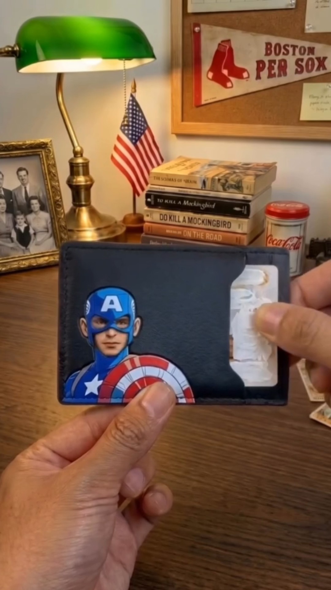 Captain America Wallet for Men 🛡️🇺🇸 | The Ultimate Superhero
