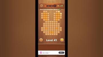 Block Puzzle Wood Blast (Jigsaw) 🧩🪵💥 Level 41 #games #jigsaw #shorts