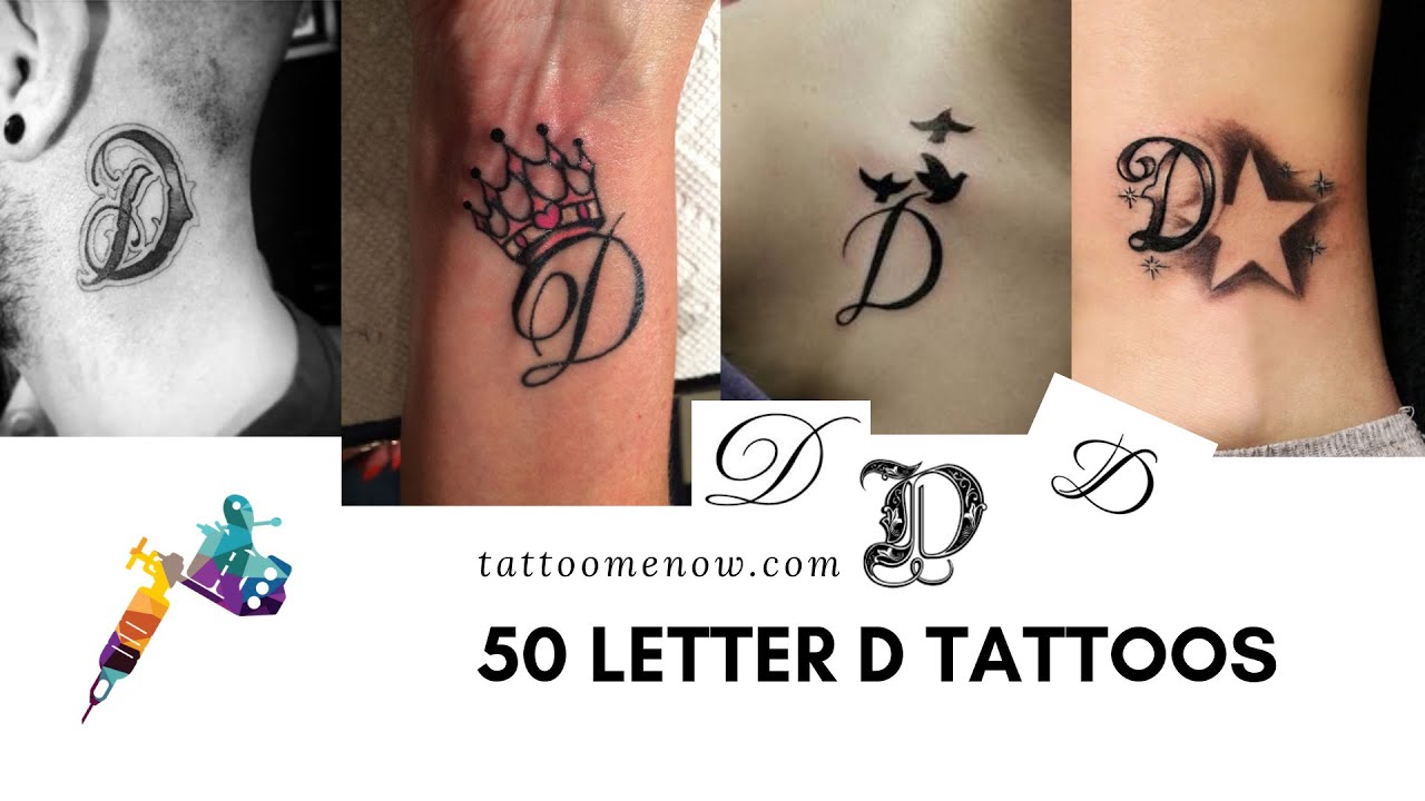 60 Letter D Tattoo Designs Ideas And Templates Tattoo Me Now