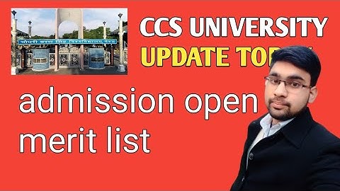 CCS University latest news | CCS University Meerut news | CCSU news update for admission and result