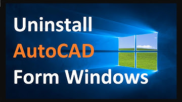How to Uninstall AutoCAD From Windows.
