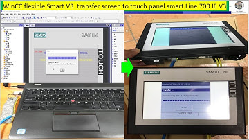 WinCC flexible Smart transfer project to  touch panel model Smart 700 IE V3