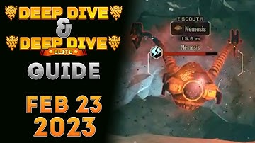 Deep Dive and Elite Deep Dive Strategy Guide for This Week February 23rd 2023 (Deep Rock Galactic)