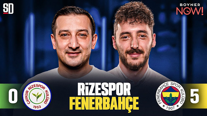 "TARAFTAR BU ADAMA GÜVENSİN" | Rizespor 0-5 Fenerbahçe, Fred hat-trick, Edin Dzeko, Jose Mourinho