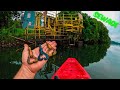 Kayak Fishing URBAN River For BIG Bass!! (DISGUSTING)