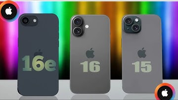 iPhone 16e vs 15 vs 16 - The TRUTH