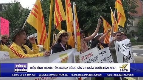 Phóng Sự Lễ Tưởng Niệm 42 Năm Ngày Quốc Hận 30 Tháng Tư 2017 và Biểu Tình Trước Toà Đại Sứ Cộng Sản