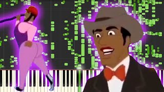 Animan Studios Ballin meme but it's MIDI (Auditory Illusion) | Ballin  Piano sound