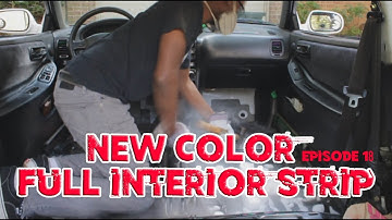 Project Integra Track Car Build Episode 18- New Color and Full Interior Strip