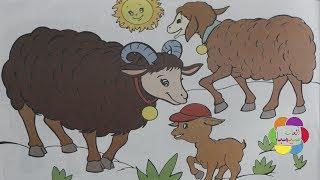 لعبة تلوين الخروف للاطفال اجمل العاب الرسم للبنات والاولاد Sheep coloring games