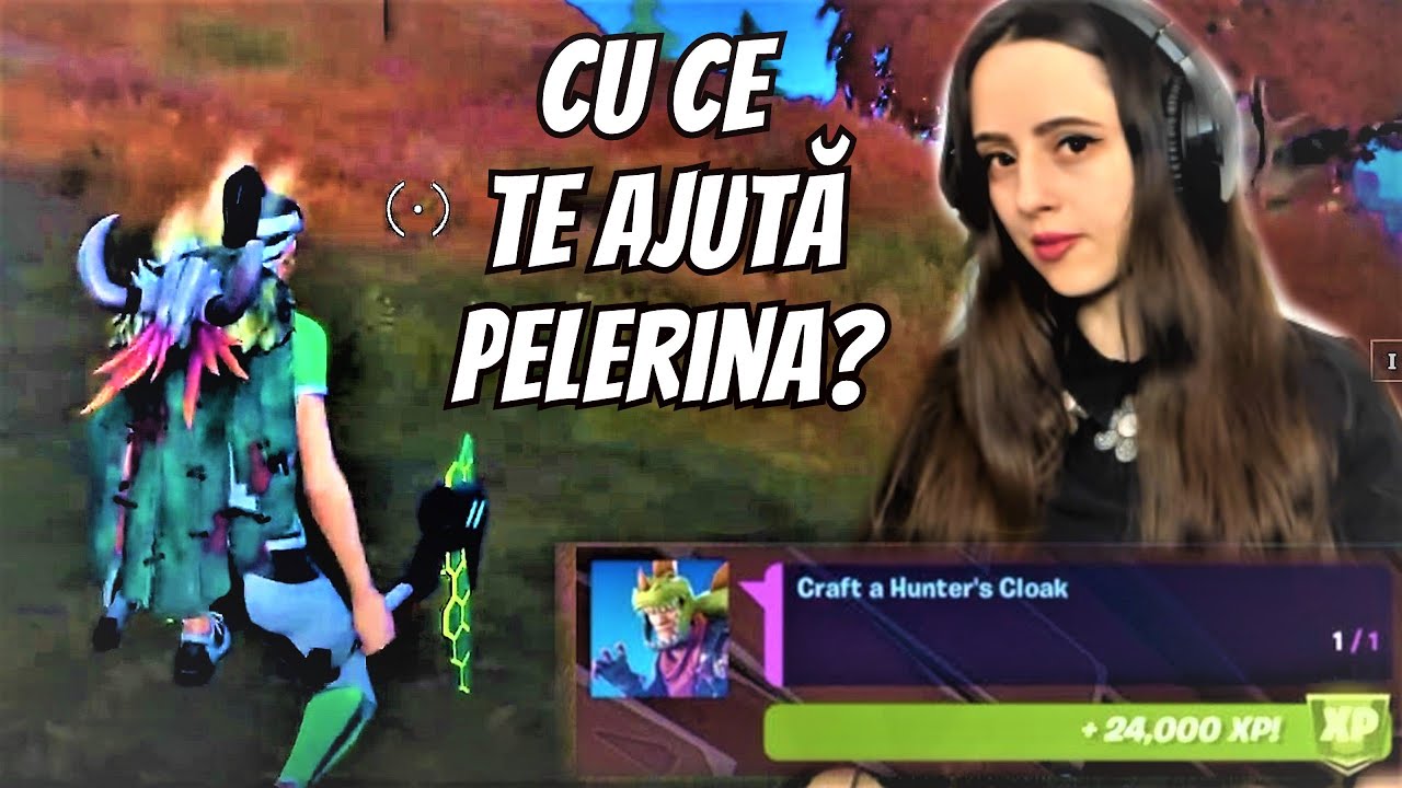 CRAFT A HUNTER'S CLOAK română | Tot ce poți face cu pelerina | Fortnite România - YouTube