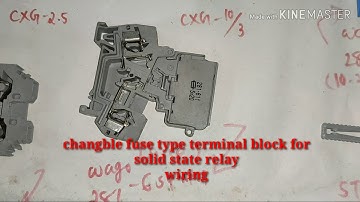 panel assessory : Types of terminal block used in panel wiring & it