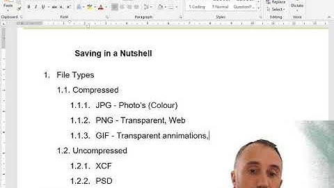 GIMP   3 Saving Files