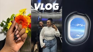 #vlog: Birthday Prep | GRWM, Nails, New Wig, Unboxing, Pack & Fly with me.