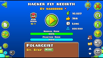 hacker fly rebirth by nabbbbbb (726th Demon) | Geometry Dash