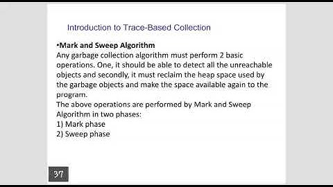 CD- Compiler Design-BE CSE-IT-Mark and sweep algorithms