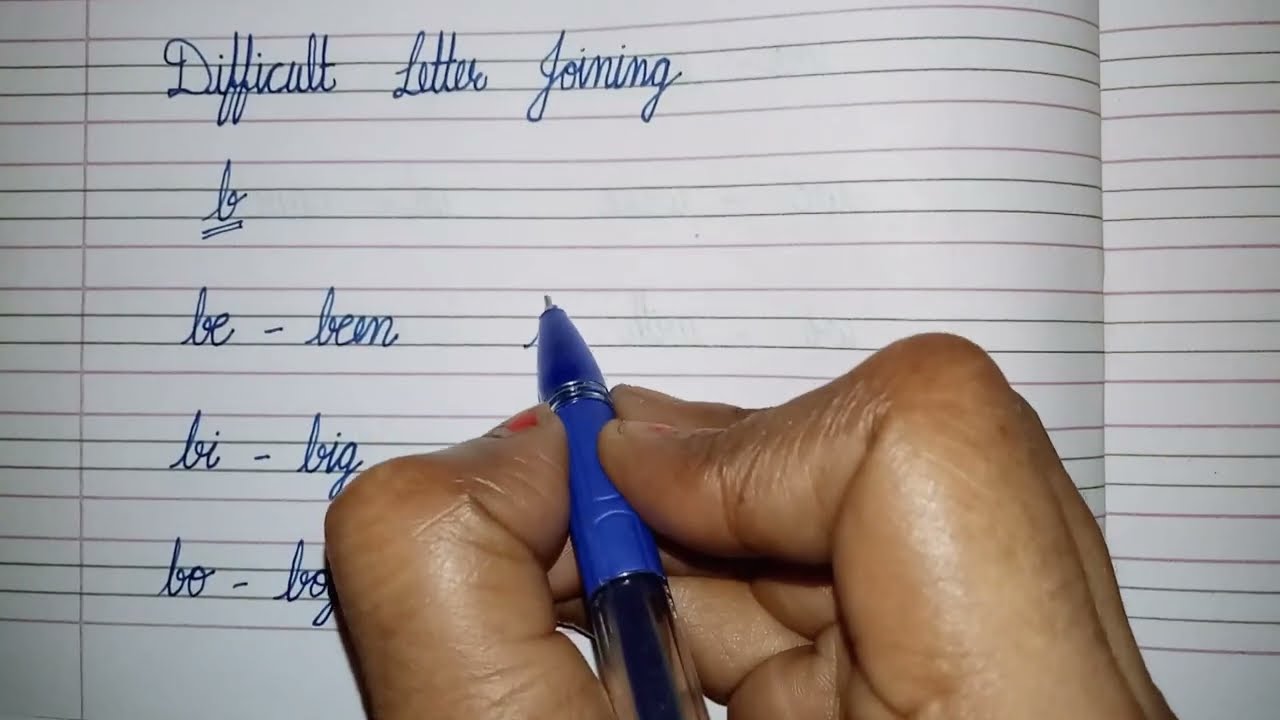 Cursive writing has never been easier!! Join the groove and help