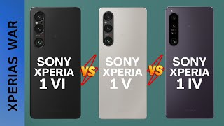 Sony Xperia 1 VI vs Sony Xperia 1 IV vs Sony Xperia 1 V Review & SPECS