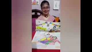 Harnoor Khurana with Down Syndrome has an art story on Krishna| Inclusion Fest Storyteller Spotlight