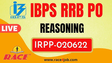 IBPS RRB PO PRELIMS GRAND TEST PAPER EXPLANATION I REASONING I IRPP-020622