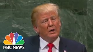 Trump Speaks At United Nations General Assembly (Full) | NBC News