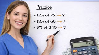 ATI TEAS Percent of a Number (Step-by-Step) | Start Here Math video 3