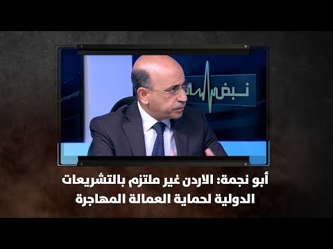 أبو نجمة الاردن غير ملتزم بالتشريعات الدولية لحماية العمالة المهاجرة نبض البلد