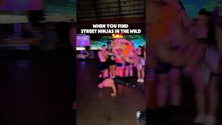 When you find street ninjas at raves 🥷