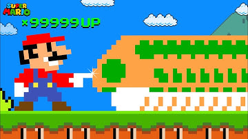 Everything Mario Touches Turns WIDER and 1-Up Mushroom Has Stopped Working!