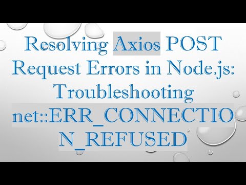 Resolving Axios POST