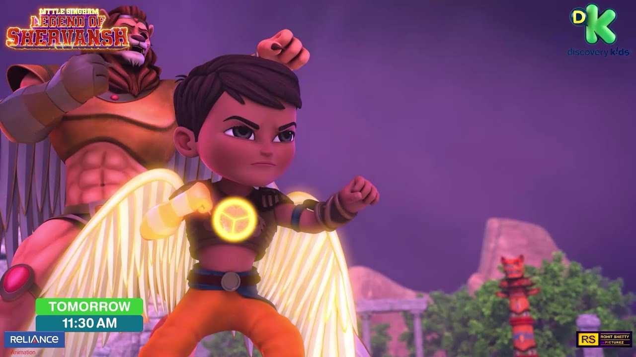 Song Promo  Little Singham Legend of Shervansh  Sun  23rd Oct  1130 AM  Discovery Kids India