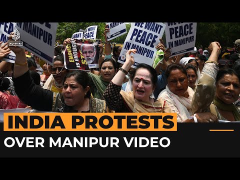 Protests in India over video of women being abused in Manipur | Al Jazeera Newsfeed