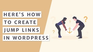 How to Create an Anchor Link in WordPress