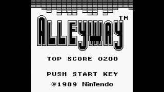 Alleyway (Game Boy) Longplay