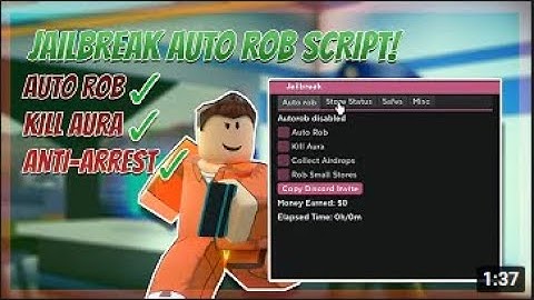 ROBLOX JAILBREAK AUTO-ROB | AUTO-ROB | KILL AURA | PASTEBIN