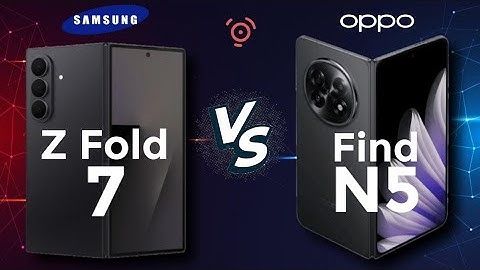 Galaxy Z Fold 7 vs Oppo Find N5 | Best Foldable of 2025!  📖🆚