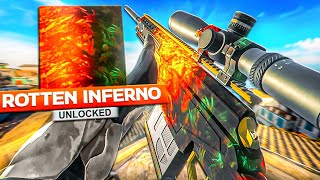 the BEST CLASS SETUPS in WARZONE w/ the NEW ROTTEN INFERNO CAMO!🔥