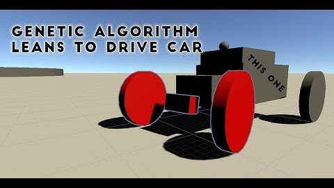 Genetic algorithm learns to drive 3d car in Unity
