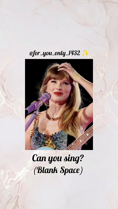 Can You Sing? Black Space🌌 Taylor Swift ❣️ #taylorswift #blackspace #viral #lyrics #ytshorts #music