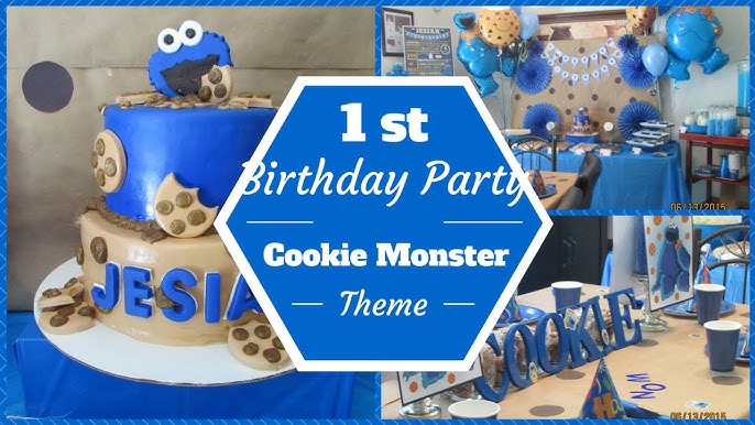 Cookie Monster Themed Party Favors DIY UNDER $15 Dollar Tree 