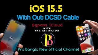 All iPhone iOS 15.5 Bypass iCloud iD Hello Screen WithOut DCSD Cable With HFZ Activator iPhone X