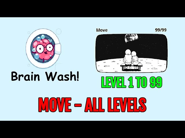 Brain Wash Puzzle App Walkthrough – All Levels, Every Trick! - YouTube