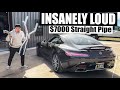 Making my AMG GTS INSANELY LOUD! (Straight Pipe Turboback Exhaust install)