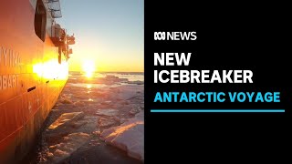 Australia's new icebreaker Nuyina reaches Antarctica with Covid-19 booster shots | ABC News