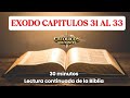 📖 Éxodo capítulos 31 al 33 | 30 minutos de lectura continuada | #antiguotestamento #biblia 