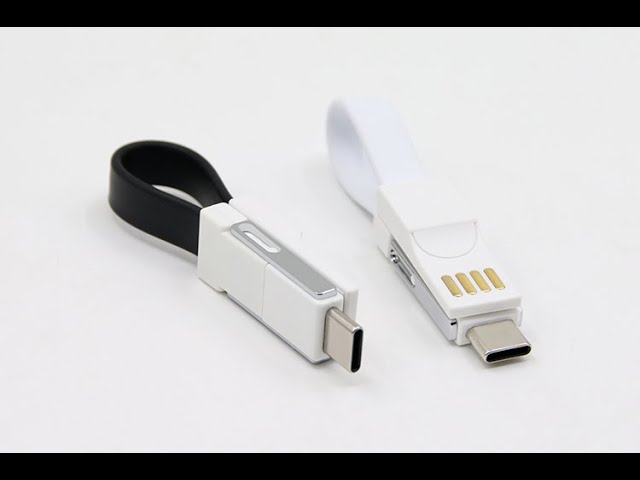 3 in 1 magnetic short usb charge cable