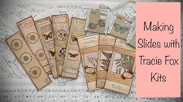Making Ephemera for the Naturalist Cinch Journal - Using Tracie Fox Slide & Specimen Kits