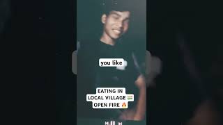 Invited to eat in home at tent house village, India 🇮🇳